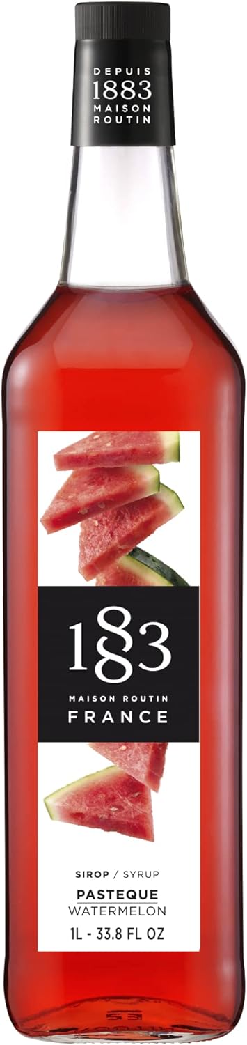 1883  - 1L Glass Bottle - Watermelon Syrup