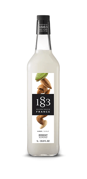 1883 - 1L Glass Bottle - Almond Syrup