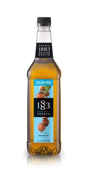 1883 - 1L - SUGAR FREE Hazelnut Syrup