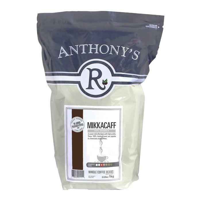 Anthony's MikkaCaff Whole Beans - 1kg - Anthony's Espresso