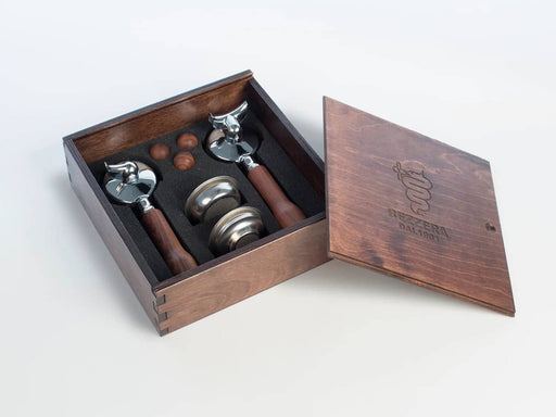 Bezzera BOX W/E61 FILTER-HOLDERS 1/2 CUPS AND 3 WOODEN KNOBS