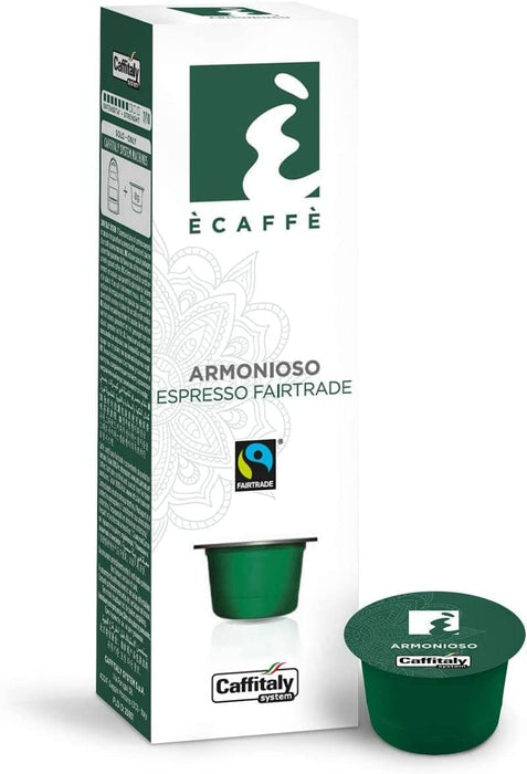 Caffitaly Ecaffe Fairtrade Armonioso, 10 Count (BLCI007) - Anthony's Espresso