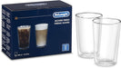 De'Longhi Double Wall Large Thermal Glasses - Set Of 2 (490ML/16.6oz) - Anthony's Espresso