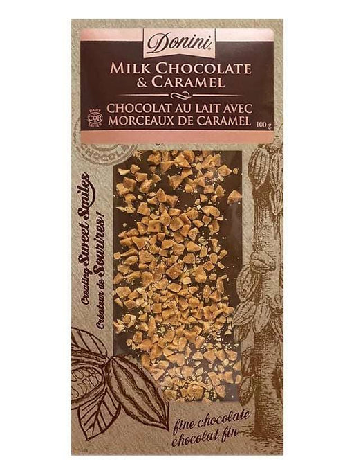 Donini Milk Chocolate and Caramel 100g