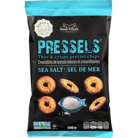 Pressels Thin & Crispy Pretzel Chips - Sea Salt