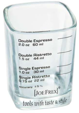 JoeFrex GLASS JUG SILKSCREENED 22/60 ml - Anthony's Espresso