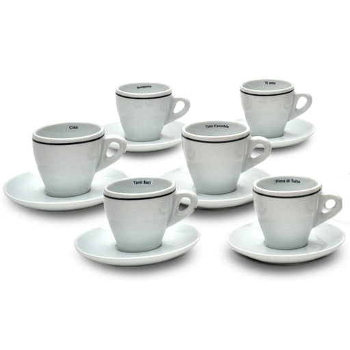 Sara - Parole Espresso Cups (Set Of 6)
