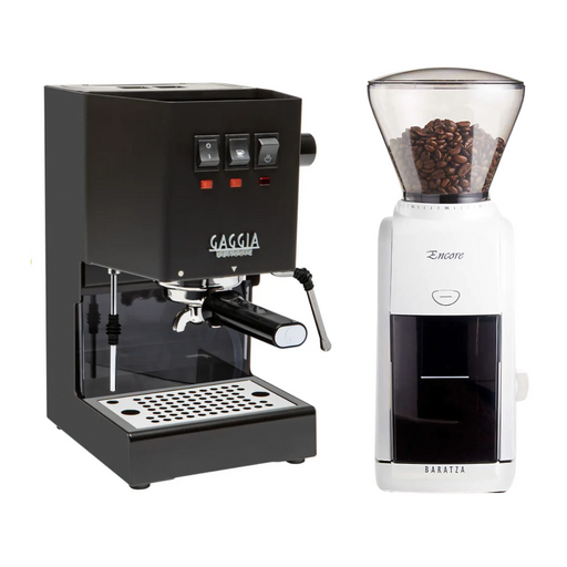 Gaggia Classic E24 & Baratza Encore ESP White Combo