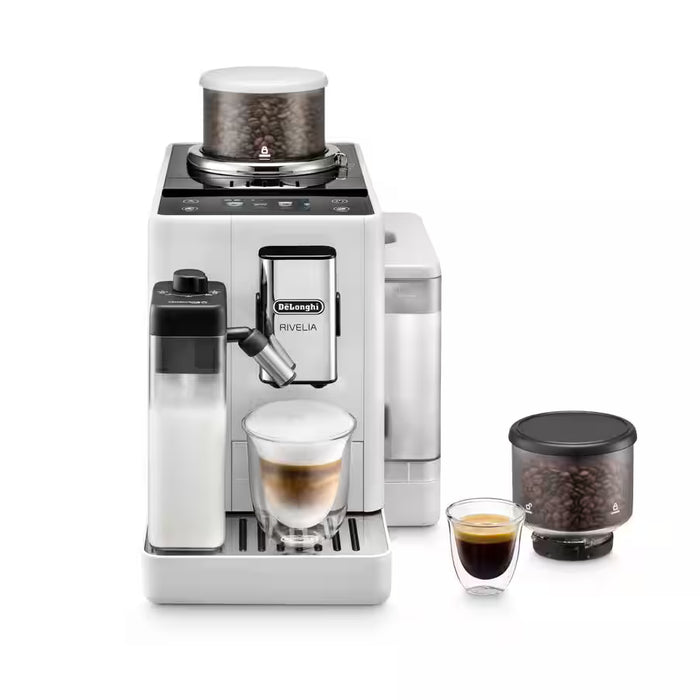 De'Longhi Rivelia EXAM44055W Automatic Espresso Machine – White