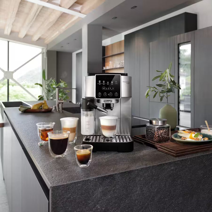 De'Longhi Magnifica Start Automatic Espresso Machine Silver- ECAM22080SB