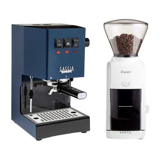 Gaggia Classic E24 & Baratza Encore ESP White Combo