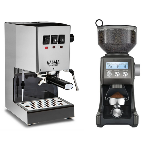 Gaggia Classic Evo Pro SS & Breville Smart Grinder Pro Combo