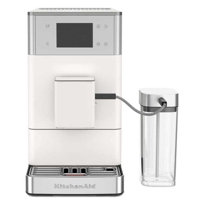 KitchenAid KF4 Porcelain White Fully Automatic Espresso Machine with Grinder