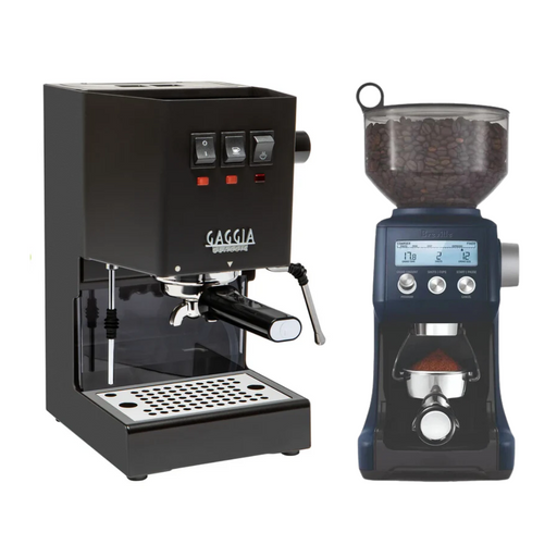 Gaggia Classic Evo Pro Thunder Black & Breville Smart Grinder Pro Combo