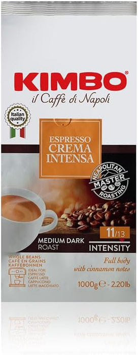 Kimbo Crema Intenso 1kg Beans Case (6X1kg)