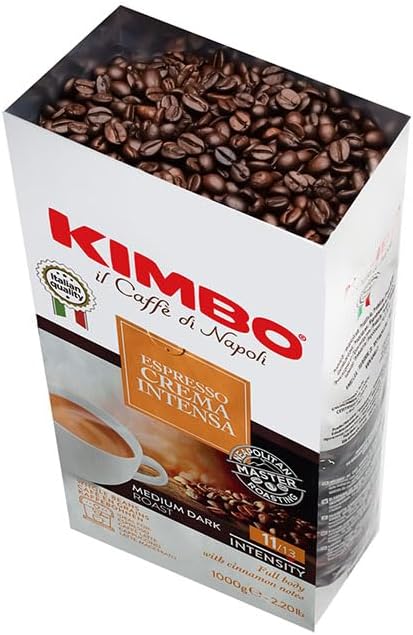 Kimbo Crema Intenso 1kg Beans Case (6X1kg)