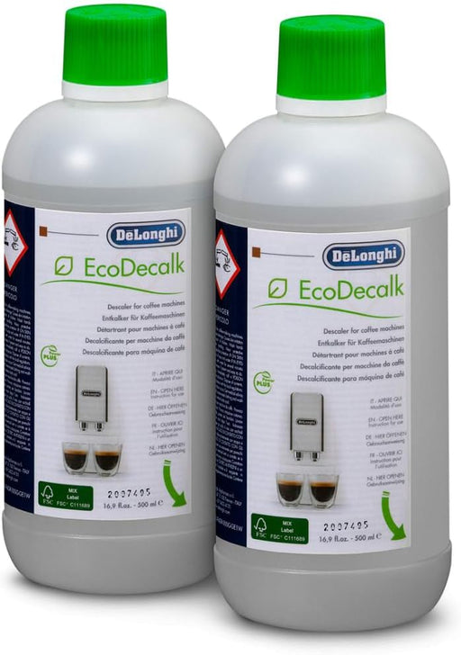 De'Longhi Ecodecalk 2X500ml Descaler Bottle