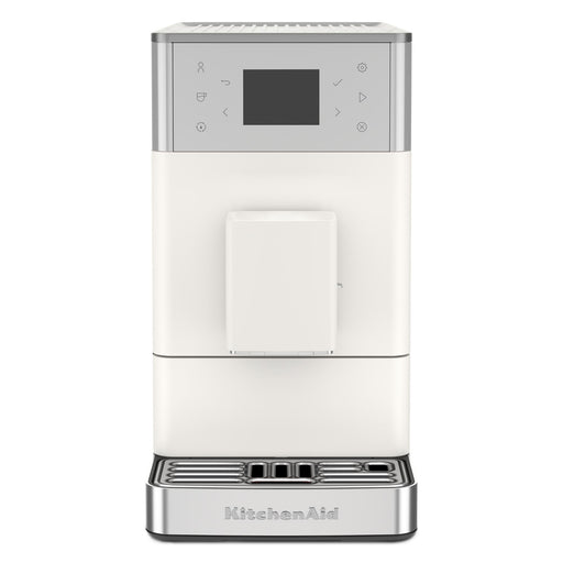 KitchenAid KF3 Porcelain White Fully Automatic Espresso Machine with Grinder