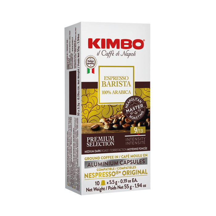 Kimbo Aluminium Nespresso Capsule Arabica Barista