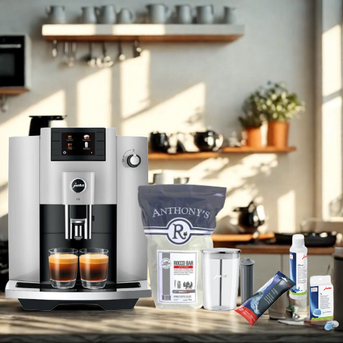 Jura E6 Platinum August Bundle