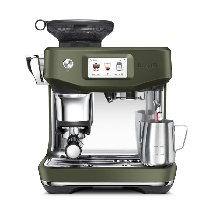 Breville Barista Touch Impress Automatic Espresso Machine, Olive Tapenade #BES881OLT1BNA1