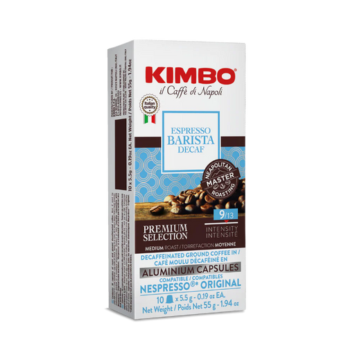 Kimbo Aluminium Nespresso Capsules Decaf