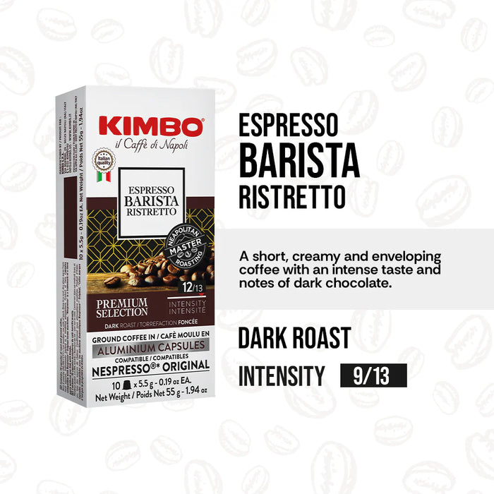 Kimbo Aluminium Nespresso Capsule Ristretto