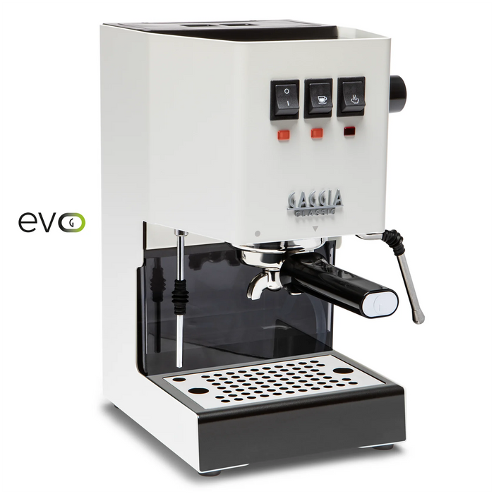 Gaggia Classic Evo Pro Espresso Machine - Polar White