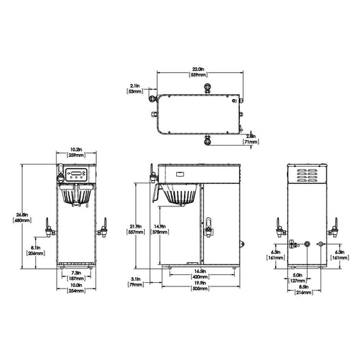 Bunn ICB TALL Infusion Series Coffee Brewer