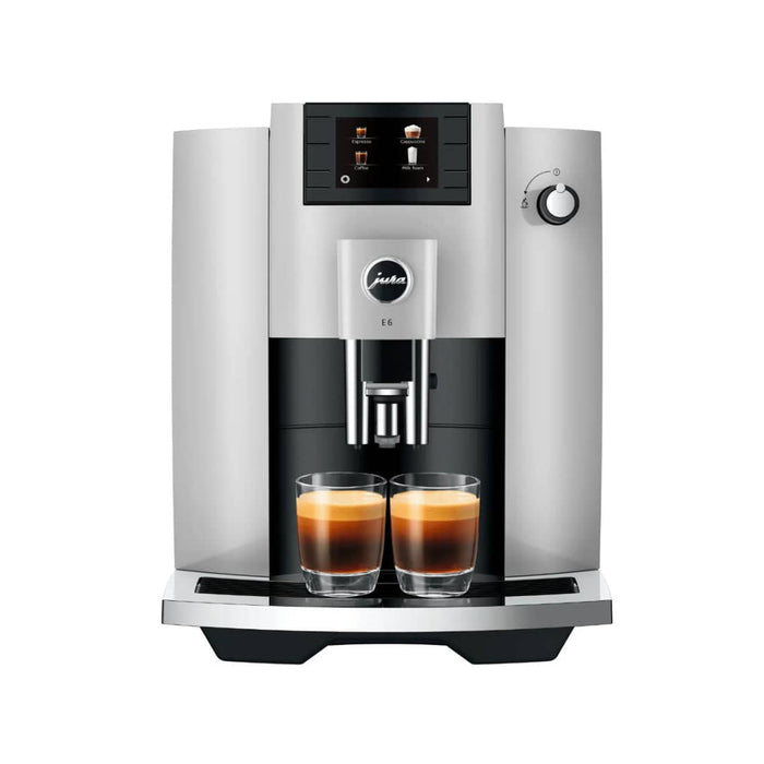 Jura E6 Super Automatic Espresso Machine - Platinum (2023 Version)