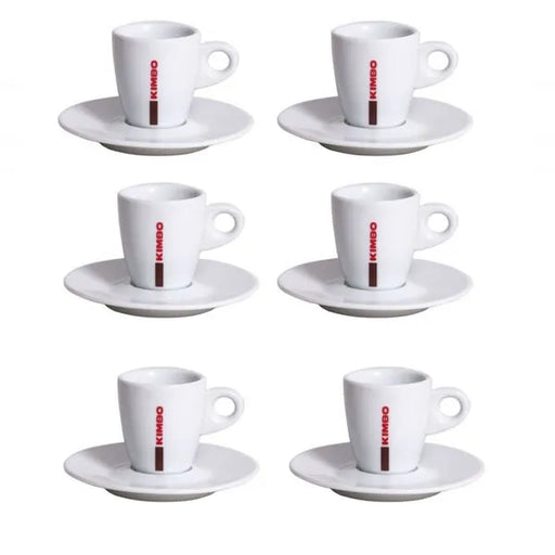 Kimbo Porcelain Espresso cups - Set of 6