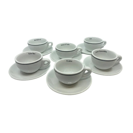 Sara Parole Cappuccino Cups (Set Of 6)