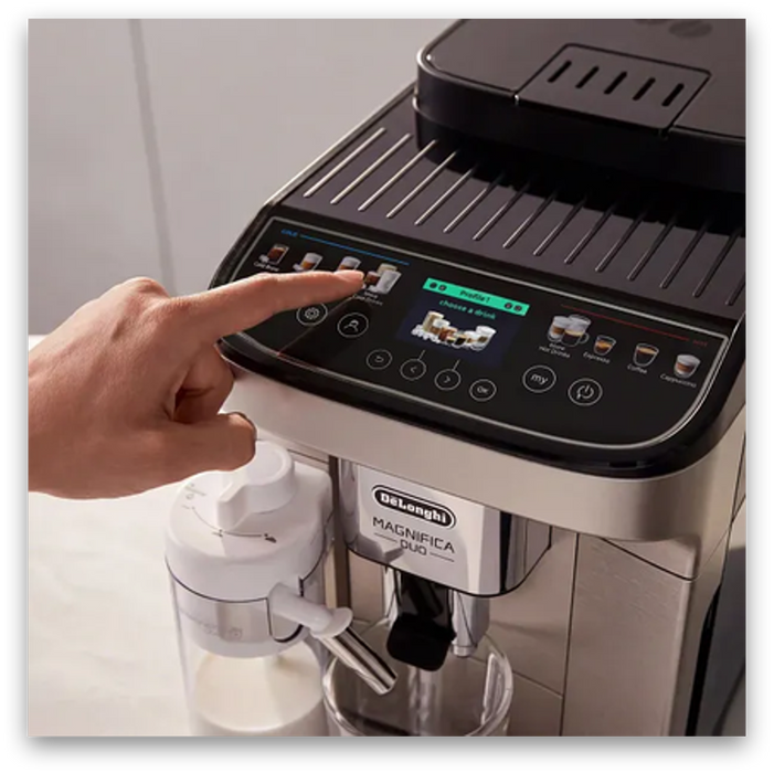 De'Longhi Magnifica Duo Fully Automatic Espresso & Coffee Machine (ECAM33080SXB)
