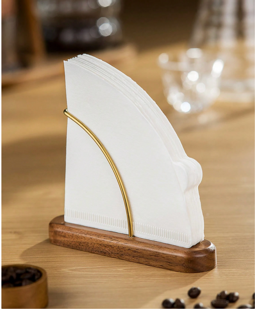 Walnut Coffee Filter Holder