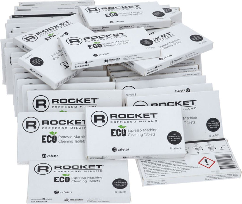 Cafetto Cleaning Tablets for Rocket Espresso Machines – Pack of 8