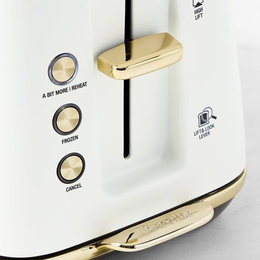 Breville the Toast Select™ Luxe – Sea Salt Brass (Model BTA735SSB1BNA1)