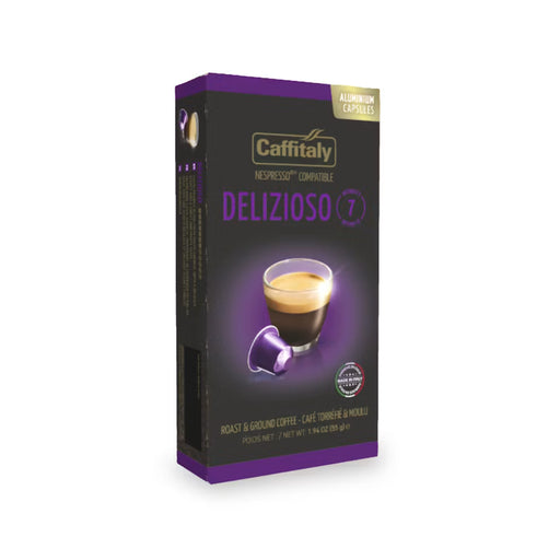 Caffitaly Delizioso Nespresso Compatible Aluminium Capsules 10 Pack
