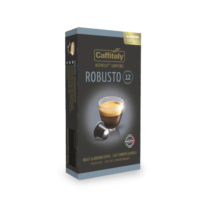 CAFFITALY ROBUSTO – CAPSULES FOR NESPRESSO®* (10 Count)