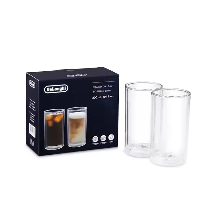 De'Longhi 10.1oz. Double Wall Cold Brew Glasses, Set of 2 #DLSC325