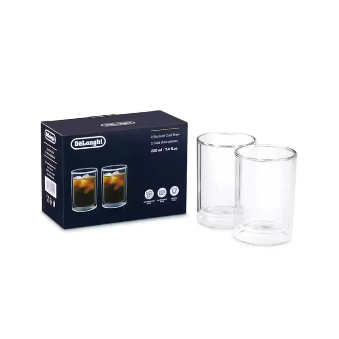 De'Longhi 7.4oz. Double Wall Cold Brew Glasses, Set of 2 #DLSC324