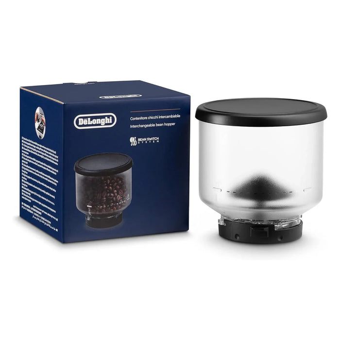 De'Longhi interchangeable bean hopper with black lid for Rivelia