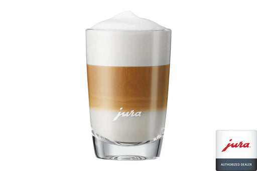 JURA Latte Macchiato Small Glass with JURA Logo Gift Box - Set of 2