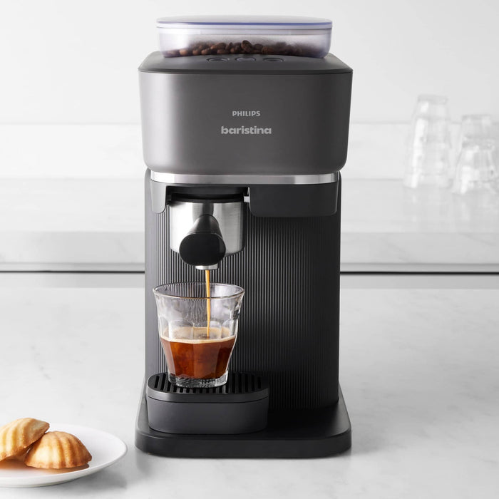 Philips Baristina Semi-Automatic Espresso Machine - Combo With Frother