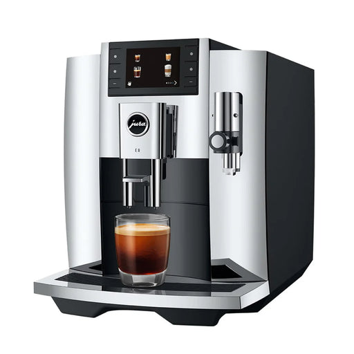 Jura E8 Automatic Espresso Machine - Chrome #15646 - New 2024