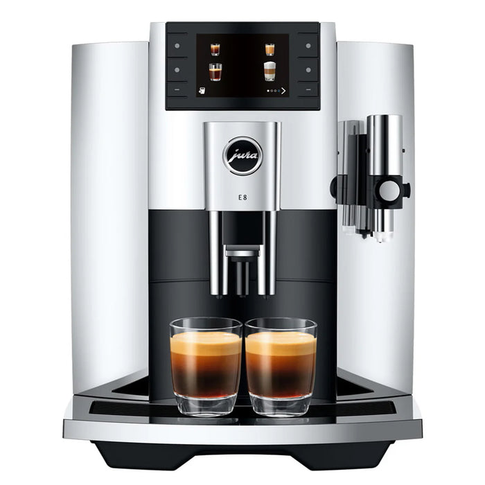 Jura E8 Automatic Espresso Machine - Chrome #15646 - New 2024