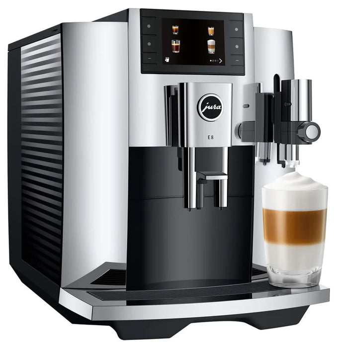 Jura E8 Automatic Espresso Machine - Chrome #15646 - New 2024