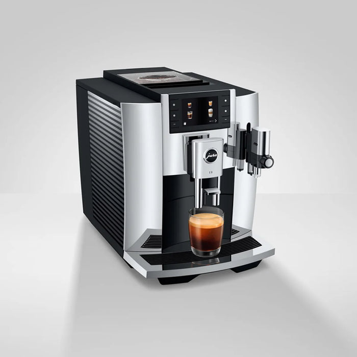 Jura E8 Automatic Espresso Machine - Chrome #15646 - New 2024