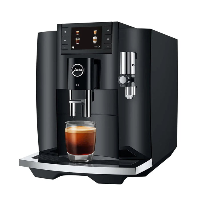 Jura E8 Automatic Espresso Machine - Piano Black #15648 - New 2024