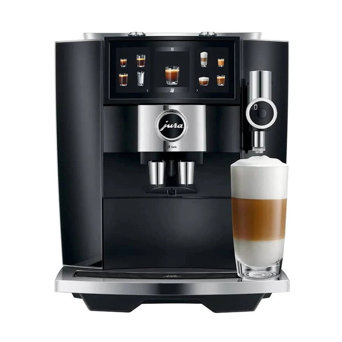 Jura J8 Twin Automatic Espresso Machine - Diamond Black #15658