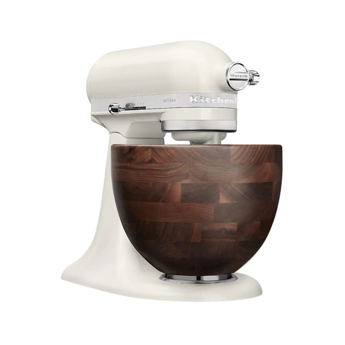 KitchenAid® Artisan® Stand Mixer with Wood Bowl — Porcelain White